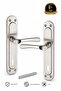 Satin Door Handle Set Room Door Interior Door Handle Set Stainless Metal Door Handle 1 Set - 2