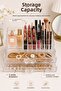 Makeup Organizer 2 Drawer Jewelry Organizer Multi Compartment Desktop Organizer Cosmetic and Accessories Storage Box - 3