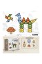 Natural Colors Magnetic Building Blocks with Cardboard Box 3D Puzzle 28 Pieces 6.5 cm