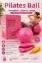 Pilates Ball 65 cm Pink + Hand Pump Gift Balance Exercise Ball Fitness Yoga