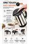 1.5 Liter Stainless Steel Jug |   Single Push Cover |   Leak-Proof Beverage Jug |   3 - 3