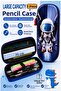 Astronaut Embossed Pen Holder with Compartments 1 Piece P-5953 Boy's School Pencil Case 3D Space Kari