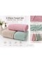 3-Piece Mini Towel Set 30X50 cm Cotton Hand Towels Kitchen Towels Drying Cloth Soft and Highly Absorbent - 4