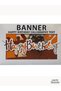 Happy Birthday Retro Colors Calligraphy Written Birthday Banner Decoration 100 X 20 cm - 3