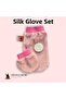 Pouch Silk Pouch Set of 2 for Normal and Sensitive Skin (Pink) Women