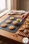Silicone Baking Mat Oven Tray Non-Slip Cookie Baking Paper Alternative 40X30 cm