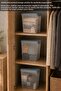 10Lt Lockable Lid Storage Box - Derin Elora Multi-Purpose Organizer Box Gray - 4