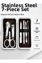 Preminium Stainless Steel Personal Care Set – 7 Pieces