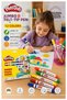 Felt-Tip Pen 12 Colors Jumbo 1 Pack Play-Doh 12-Pack Jumbo Felt-Tip Pen Vibrant Colors Washable Quality - 3