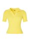 Sarı More Sustainable Basic Polo Yaka Triko Bluz TWOSS26BZ00505 - 5