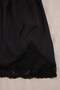 Black Lace Detailed Skirted Satin Woven Pajama Set Thmss26Pt00100 - 5