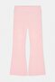 Pembe Flare/İspanyol Paça Fırçalı Soft Kumaş Büyük Beden Spor Tayt TBBSS26BV00006 - 4