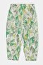 Green Linen Blend Baggy Fit Elastic Waist Comfortable Fit Pants Tdrss26Pl00055 - 4