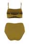 Khaki Embroidered Chlorine & Water Resistant Long-Lasting Lycra ®   Xtra Life Bikini Set Tbbss26Cb00009 - 8