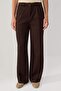 Kahverengi Wide Leg/Geniş Paça Dokuma Pantolon TWOSS24PL00084 - 3
