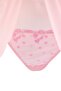Pink Capless Underwire Panties & Babydoll Plus Size Set Tbbss26Dh00016 - 7