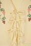 Yellow Embroidered Lace-Up Blouse Tdrss26Bz00122 - 6