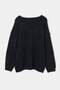 Wardrobe Essentials Siyah V Yaka Extra Oversize Triko Kazak TWOAW27KZ00053 - 7
