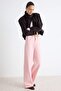 Pembe %100 Pamuk Yüksek Bel Wide Leg Jeans TWOAW27JE00059