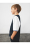 Cotton Piping Crew Neck Short Sleeve Basic T-Shirt