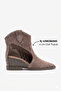 Storm Mink Suede Leather Women's Summer Boots - 3