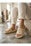 Stylish Lightweight Comfortable Beach Sea Pool Slippers with Butterfly Stones