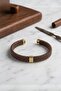 Special Series Handmade Pure Copper Braided Pattern Men's Handcuff Bracelet |   Adjustable Design - 3