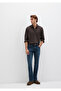Black Brown Shirt Slim Fit / Slim Fit 0211908-70219 - 2