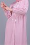 Embroidered Lace-Up Linen Tunic 40779 - 4