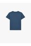 Crew Neck Short Sleeve Embroidered Cotton T-Shirt - 4