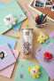 Bt21 Licensed Holographic Design Double Wall Bottle with Straw Shooky 800 ml - 3
