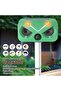 Solar Animal Repeller with PIR Motion Sensor Ultrasonic Alarm LED Flash Light USB Rechargeable - 2