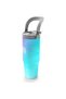 Multi-Colored Patterned Steel Thermos with Straw and Direct Drinking Feature 900 ml 38737 - 4