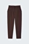 Talia Carrot Pants - Brown - 3