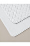 Gridline Non-Slip Base Bath Mat Set 60X100 cm + 50X60 cm White - 2