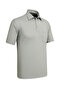 Men's Plus Size Shirt Collar Gray T-Shirt Classic Fit - 4910Bat - 3