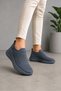 Summer Laceless Knitwear Sports Shoes-Grey - 3