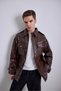 Waist-Tied Long Leather Jacket - 7