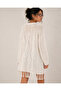 Openwork Cotton Knitwear Cardigan with Tassels Std 34-46 - 3