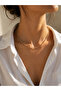 Premium Quality Xuping Xp Stamped Stainless Steel Gold Dorica Chain Necklace
