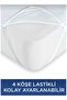 Microfiber Liquid-Proof 4-Corner Elastic Mattress Protector Mattress Cover 70X140 cm Children's Mattress Cover - 3