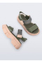 Khaki Women's Sandals 36854 - 3