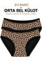 2-Pack Women's High Waist Panties Leopard Pattern Thin Elastic - 5