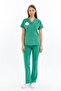Spaniard - Operating Room Uniform Lycra Scrubs (Women) (Compliant with New Regulations - Frosty Spruce) (Set) - 6