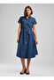 Blue Women's Classic Regular Fit Dress 262 Lcf 144002 Mayara Denim