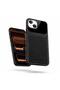 Apple iPhone 13 Compatible Case Lens Leather Case Black - 2