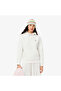 Women's Relaxed Fit Hooded White Sweatshirt