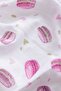 Muslin Cloth Cover Macaron Pattern - Pink 120x120 Cm + 4 Mouth Wipes - 3