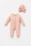 Baby Romper with Button Closure Hat - 2