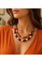 Agate Pearl Intuitive Power and Evil Eye Protection Necklace - 7